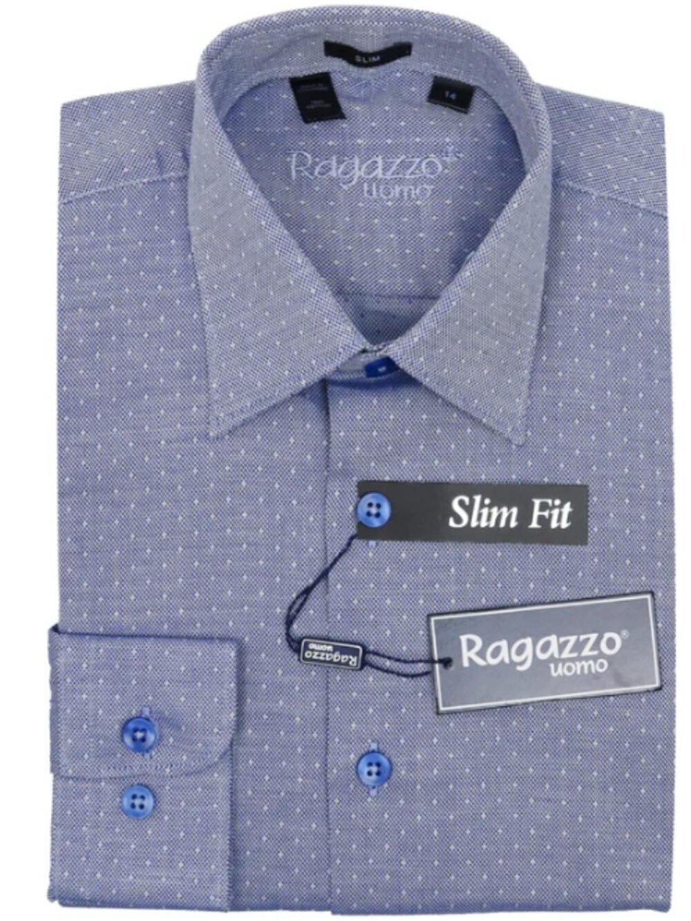 Ragazzo Boys Blue Dress Shirt